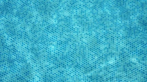 Water ripples and the reflection in swimming pool with blue mosaic bottom Stock Footage 241754087