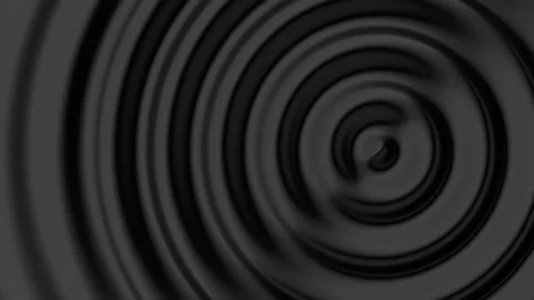 Water ripples and waves in liquid surface. 3D render illustration. 4K video. Stock Footage 224239667