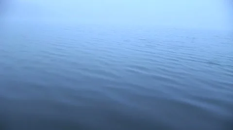 Water ripples in fog loop Stock Footage 939147