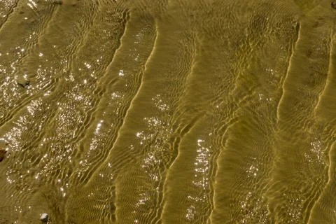 Water Ripples on a Puddle Stock Photos