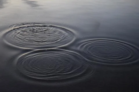 Water Ripples Surface Stock Photos