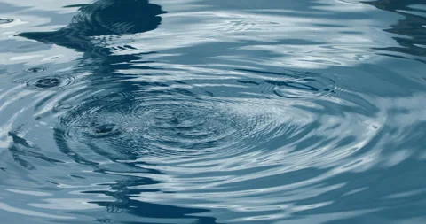 Water ripples in swimming pool Stock Footage 320357151