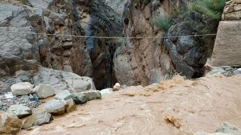 Water of the river in the mountain Stock Footage 105927400