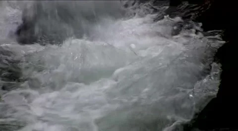 Water of a river with rapids the power and beauty of nature Stock Footage 279171584