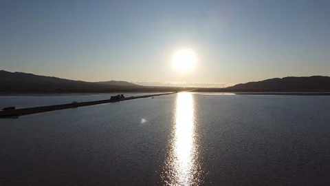 Water Road Stock Footage 126863705