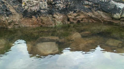 Water in the rock (3) Stock Footage 34433637
