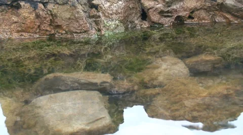 Water in the rock (4) Stock Footage 34433839