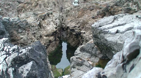 Water in the rock (6) Stock Footage 34471893