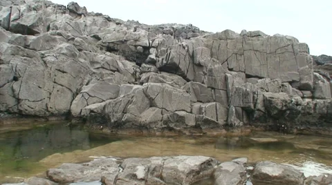 Water in the rock (8) Stock Footage 34563524
