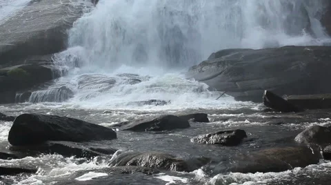 Water On Rock Stock Footage 952123