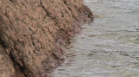 Water on a rock Time lapse 스톡 동영상 22819788