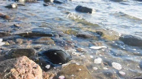 Water rocks 2 Video stock 805285