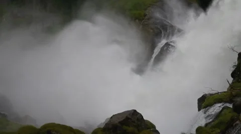 Water on rocks Stock Footage 8642586