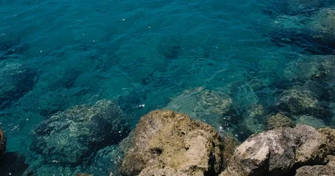 Water on Rocks Stock Footage 108690756