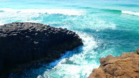 Water on Rocks Stock Footage 116076573