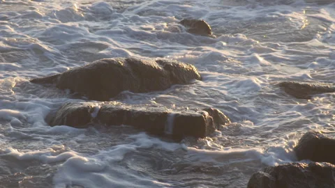 Water on Rocks Video stock 248582238