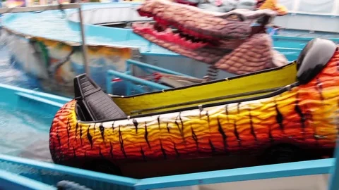 Water Roller Coaster Stock Footage 72329820