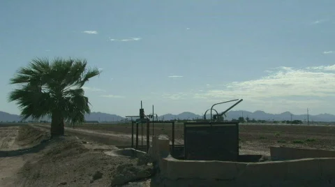 Water Run Dry.  Conservation. Stock Footage 653245