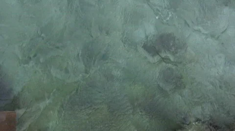 Water running in a bay Stock Footage 264969
