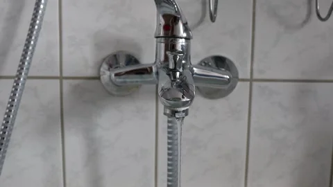 Water is running. Stock Footage 156553394