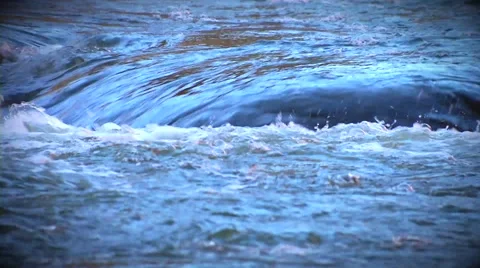 Water running in nature Stock Footage 60796978