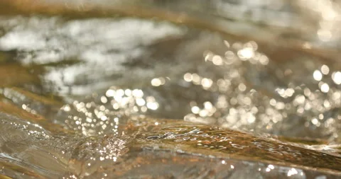 Water running on the rocks Stock Footage 171052753
