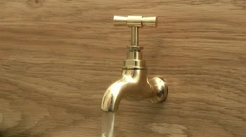 Water running from the tap Stock Footage 12351358