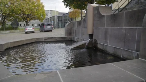 Water running from a tap of the natural source with SOUND Stock Footage 73400829