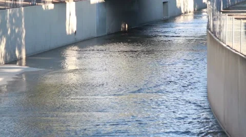 Water runoff Stock Footage 58952074