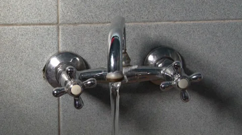 Water runs down the drain Stock Footage 39651397