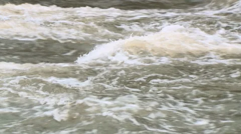 Water rushing during flood Video stock 31902404