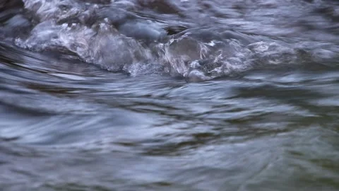 Water rushing over rocks 库存影片 146077187