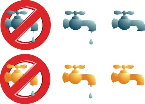 Water saving Stock Illustration