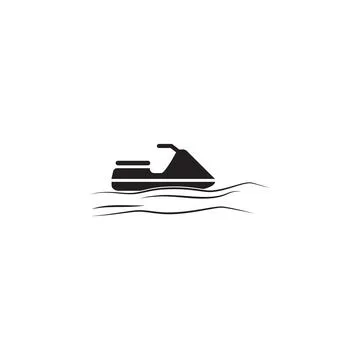 Water scooter icon. Elements of beach holidays icon. Premium quality graphic Stock Illustration