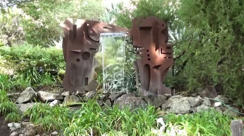 Water-sculpture Stock Footage 22366815