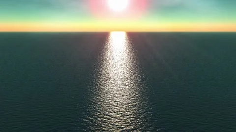 Water / the sea / ocean / sun Stock Footage 8563284