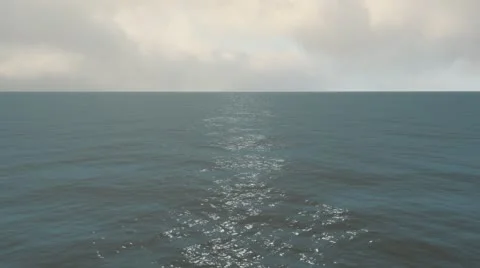 Water Seamless Loop With Clouds 4K Stock Footage 59742144