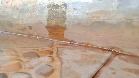 Water seepage Stock Footage 290918944