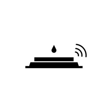 Water sensor icon element of plumbing icon for mobile concept and web apps. T Stock Illustration