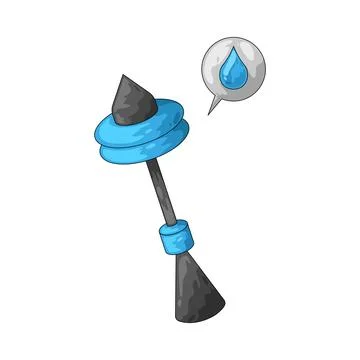 Water sensor illustration Illustrazione stock