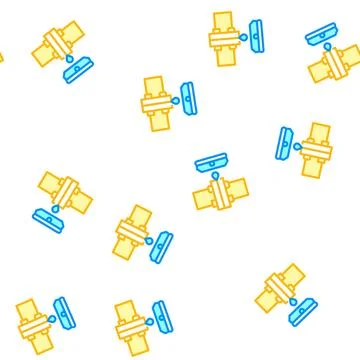 Water sensor vector seamless pattern color 스톡 일러스트