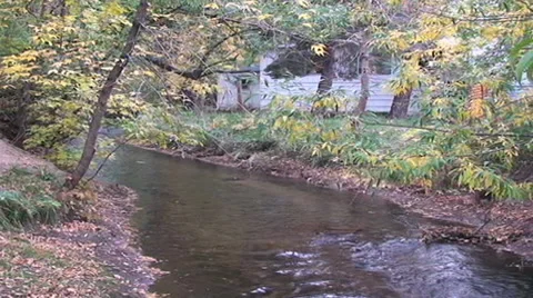 WATER SERIES 13 - HD FALL CREEK COLORS Stockbeeldmateriaal 39355191