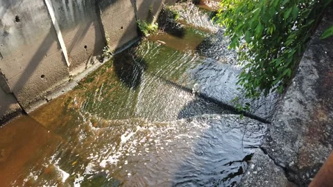 Water sewerage Stock Footage 145316282