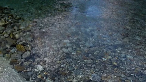 Water sharpens a stone Stock-Footage 121060449