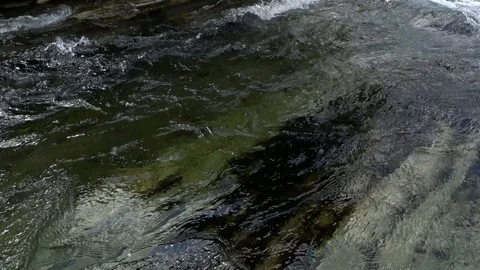 Water sharpens a stone Stock-Footage 121060454