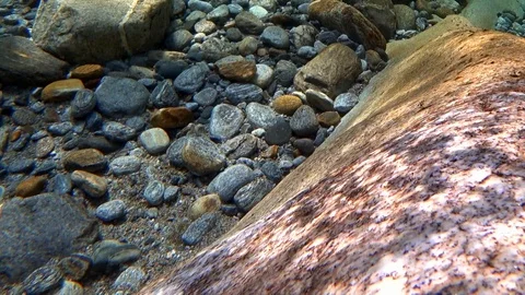 Water sharpens a stone Stock-Footage 121060455