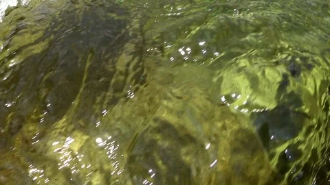 Water sharpens a stone Stock-Footage 121060473