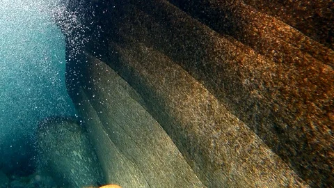 Water sharpens a stone Stock-Footage 121060512