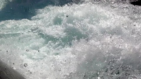 Water sharpens a stone Video stock 155152236