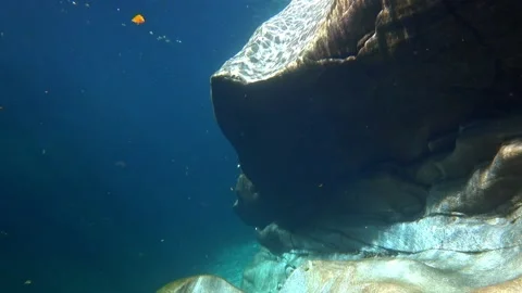 Water sharpens a stone Video stock 155152302